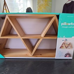 Pillowfort triangle wall shelf